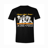 One Piece T-Shirt Straw Hat Crew