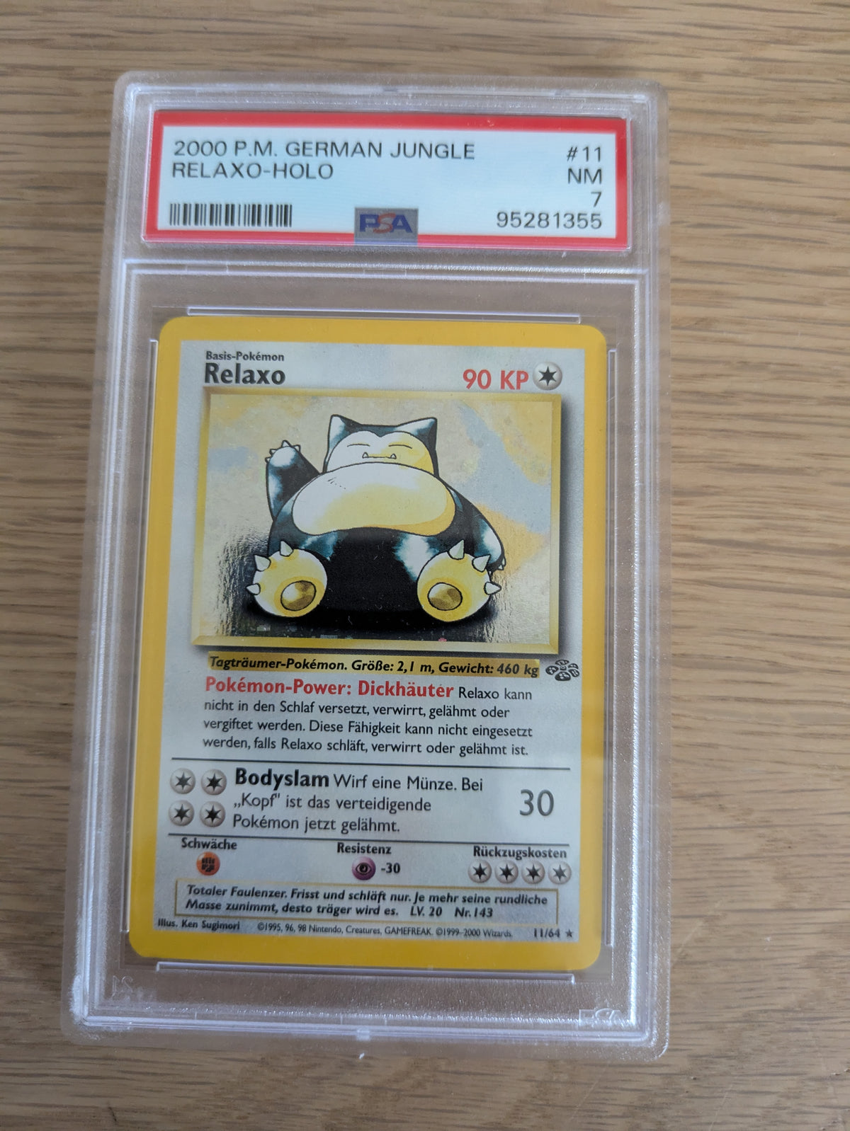 RELAXO - HOLO PSA 7 NM