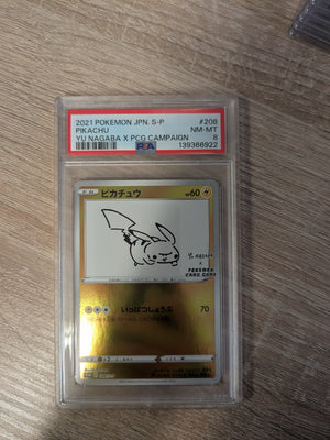 Pikachu Yu Nagaba 208/S-P PSA 8 - Japanisch