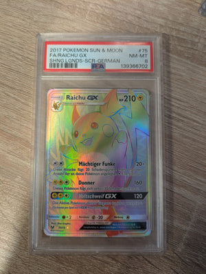 Raichu GX 75/73 PSA 8 - Deutsch
