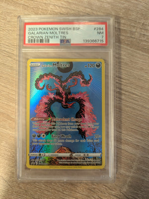 Galarian Moltres SWSH284 PSA 7 - Englisch