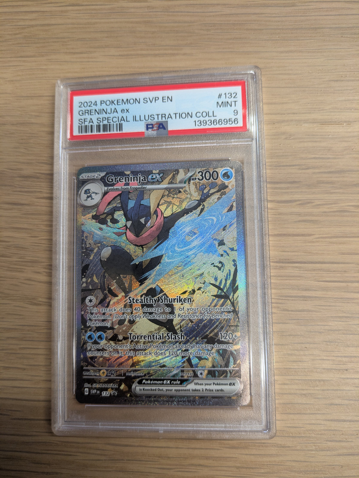 Greninja ex SVP132 PSA 9 Black Star Promo - Englisch