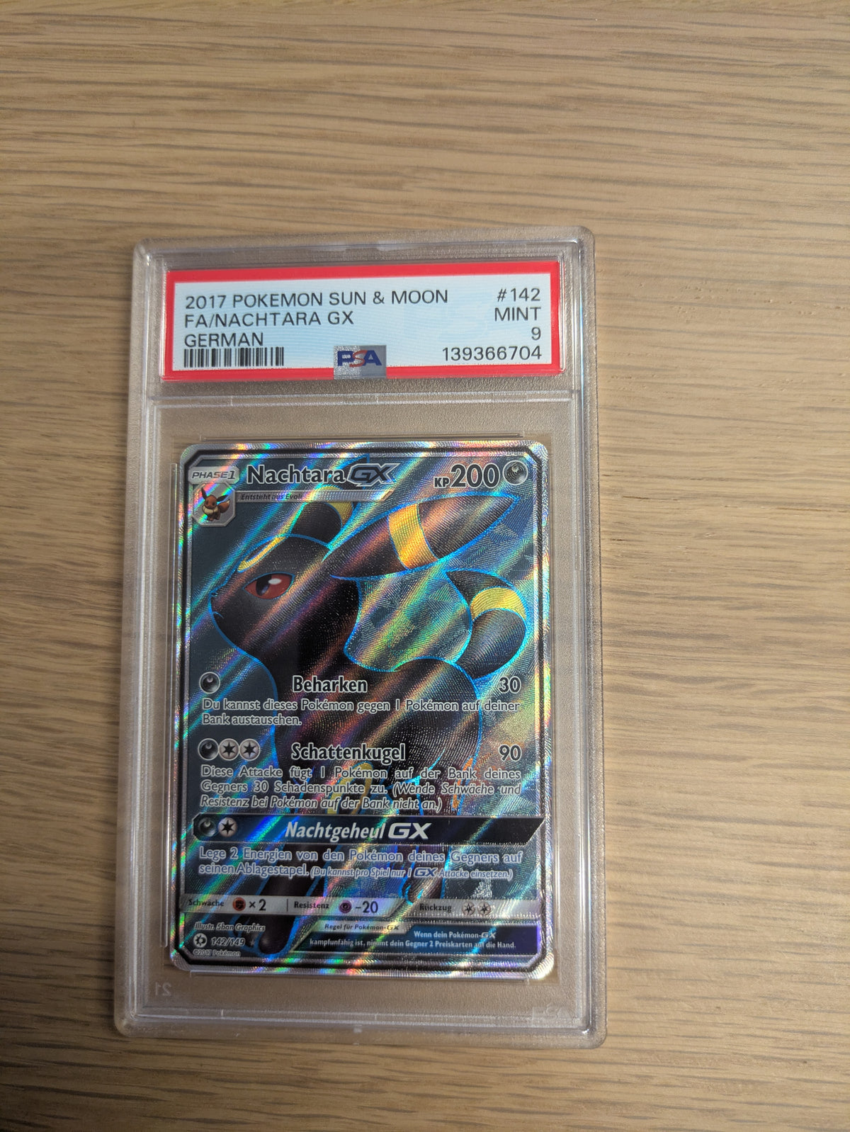 Nachtara GX 142/149 PSA 9 - Deutsch