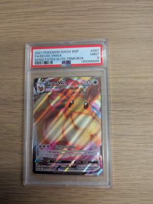 Eevee VMax SWSH087 PSA 9 - Englisch