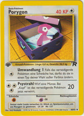 Porygon 48/82 1 Edition Team Rocket - Deutsch - Excellent - Good