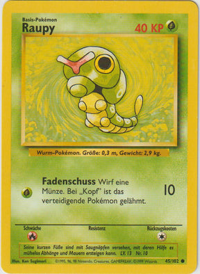 Raupy 45/102 Base Set - Deutsch - Good