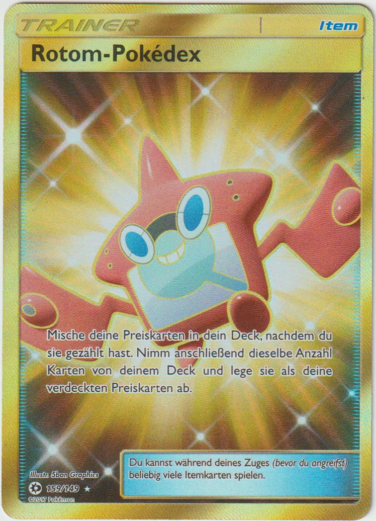 Rotom Pokedex 159 /149 - Sonne &amp; Mond - Deutsch - Near Mint