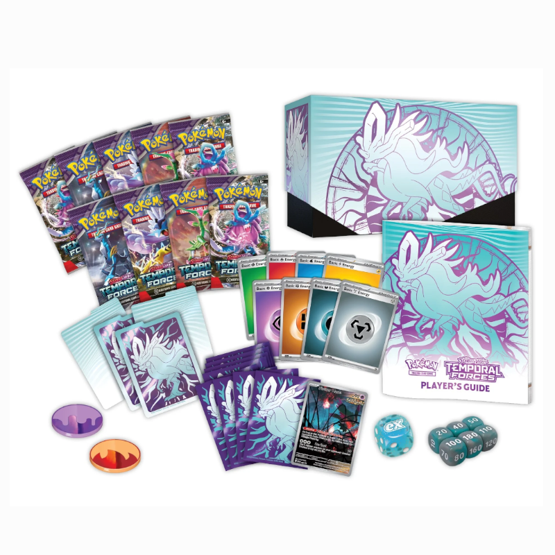 Pokémon Scarlet &amp; Violet Temporal Forces  Elite Trainer Box  (Walking Wake)- Englisch