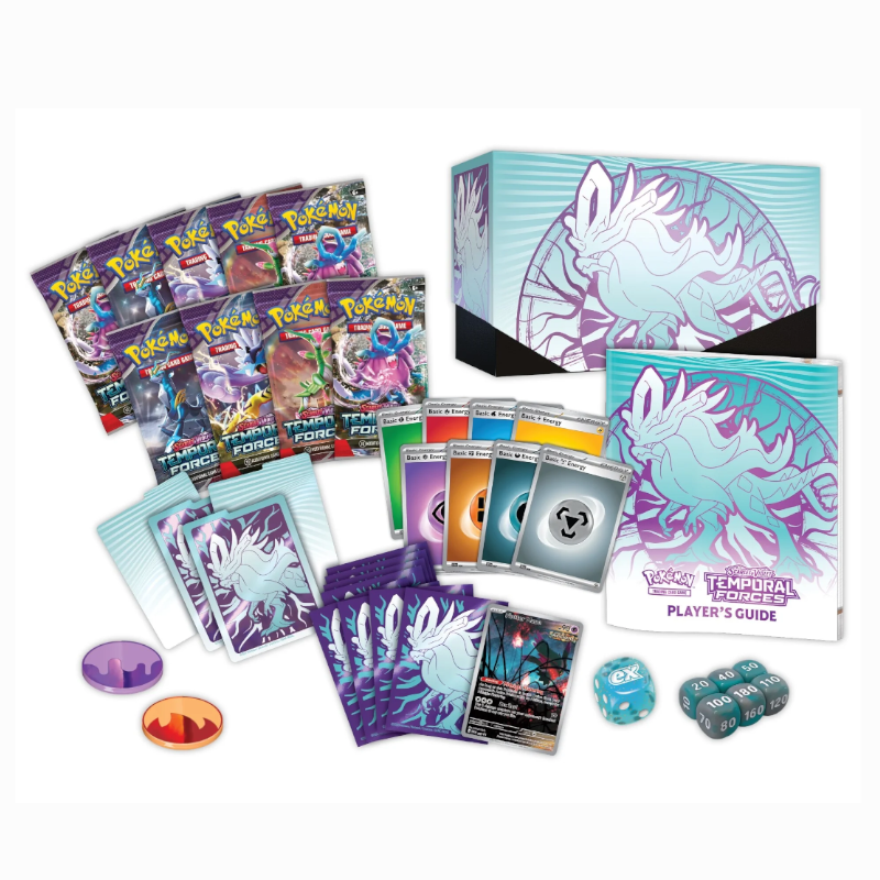 Pokémon Scarlet & Violet Temporal Forces  Elite Trainer Box  (Walking Wake)- Englisch