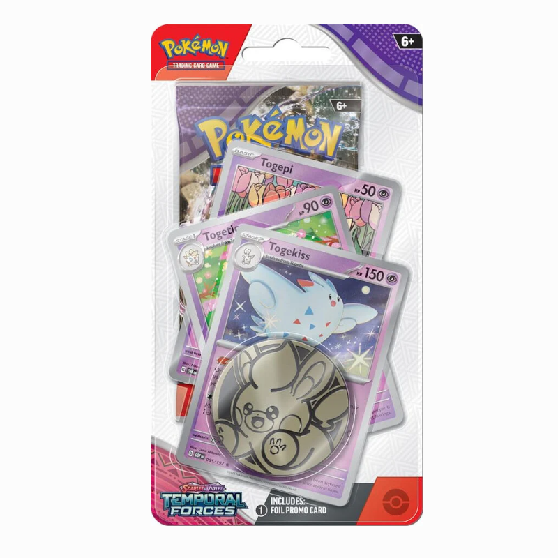 Scarlet &amp; Violet Temporal Forces Premium Checklane Blister (Englisch)  - Vorbestellung 22.03*