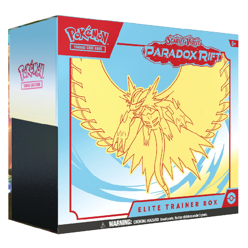 Pokémon Scarlet &amp; Violet Paradox Rift SV04 (Donnersichel) Elite Trainer Box - Englisch