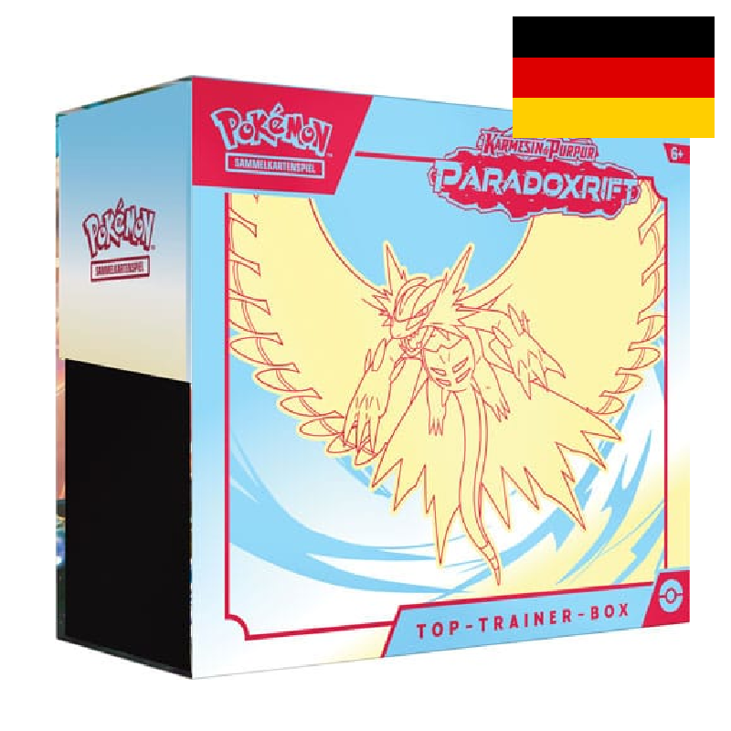 Pokémon Scarlet &amp; Violet Paradox Rift SV04 (Donnersichel) Elite Trainer Box - Deutsch