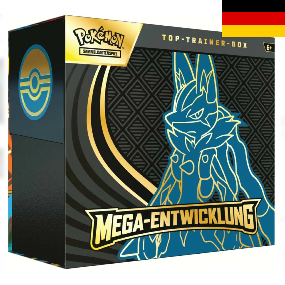 Mega Entwicklung : Mega Lucario Top Trainer Box - Deutsch