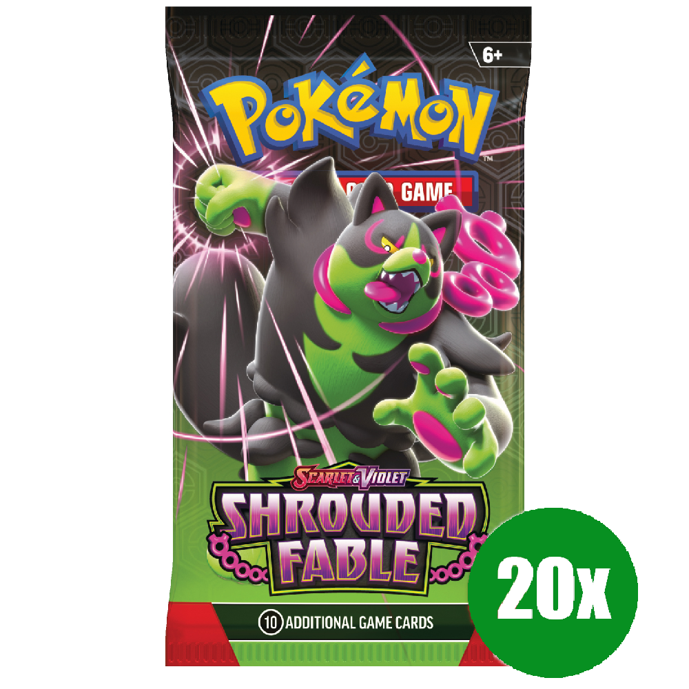 20x Shrouded Fable Booster - Englisch