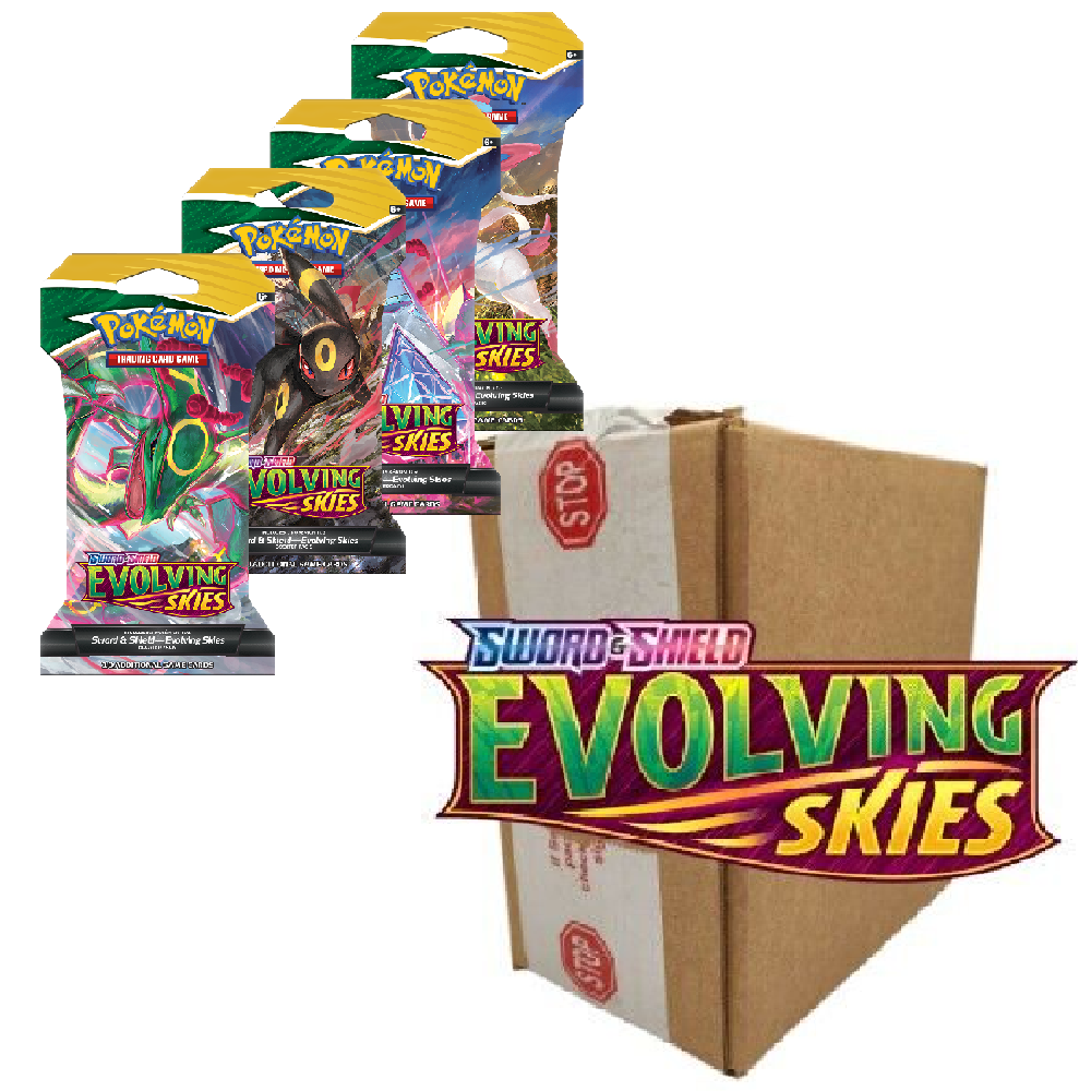 Evolving Skies Sleeved Booster Case (1 Case = 24x Sleeved Booster) - D - Variety Cards Evolving Skies Sleeved Booster Case (1 Case = 24x Sleeved Booster) - D - Variety Cards
