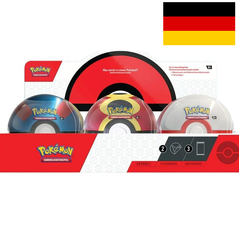 Pokeball Tin Herbst 2025 - Deutsch - Zufälliger Pokeball