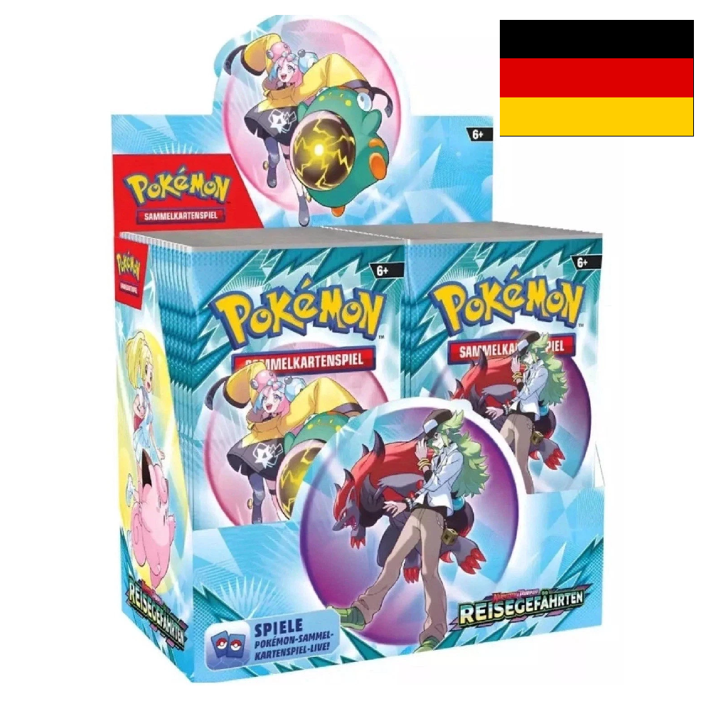 Karmesin &amp; Purpur - Pokemon Reisegefährten Display Deutsch