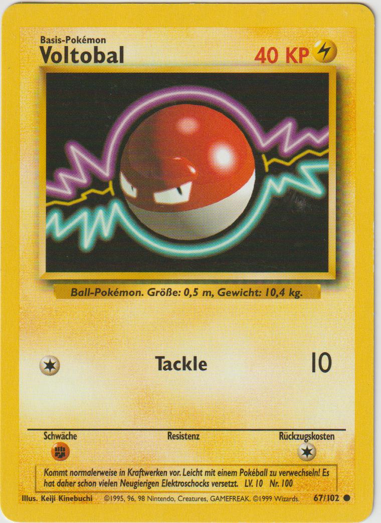 Voltoball 67/102 Base Set - Deutsch - Good