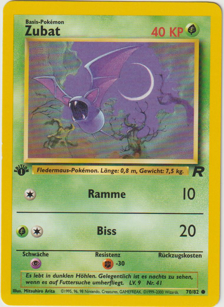 Zubat 78/82 Tem Rocket - Deutsch - Good