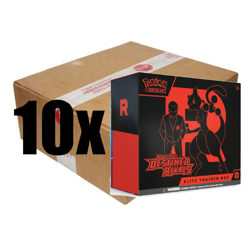10x Destined Rivals Elite Trainer Box  (sealed Case)