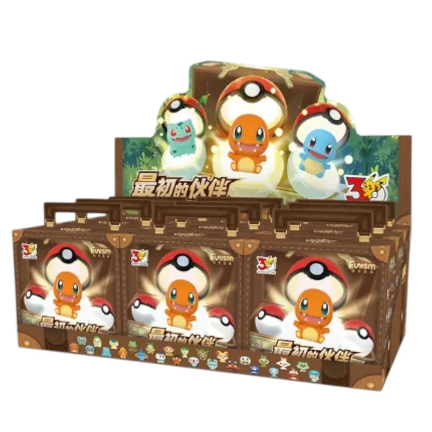 Pokémon Funism 30th Anniversary Blind Box Figuren Starter Set Pokeball Koffer