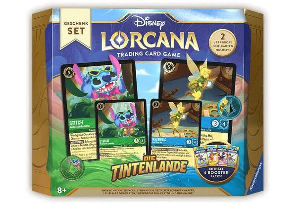 Disney Lorcana Trading Card Game: Die Tintenlande - Geschenk-Set - Deutsch - Vorbestellung - 08.03.2024