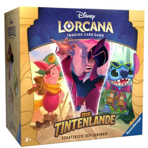 Disney Lorcana Trading Card Game: Die Tintenlande - Illumineer&#39;s Trove Pack - Deutsch - Vorbestellung - 08.03.2024