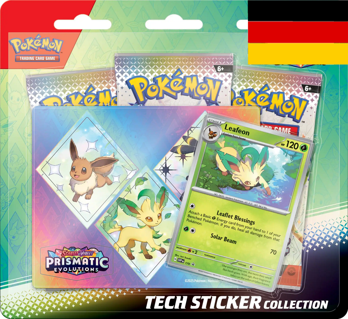 Scarlet & Violet - Prismatic Evolutions Tech Sticker Collection -Deutsch- Vorbestellung 17.01.25*