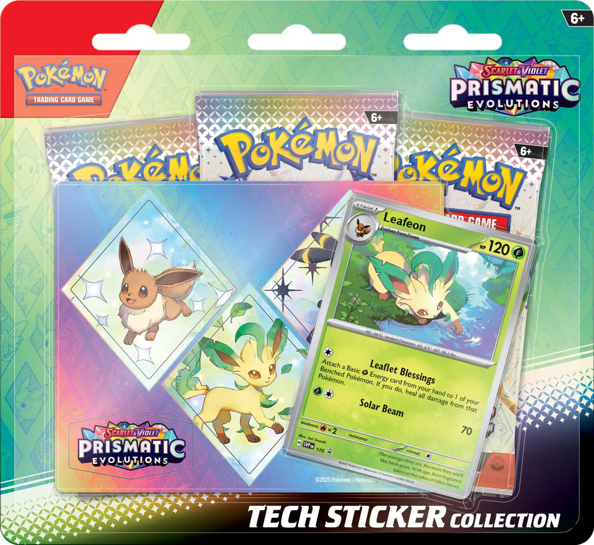 Scarlet & Violet - Prismatic Evolutions Tech Sticker Collection -Englisch
