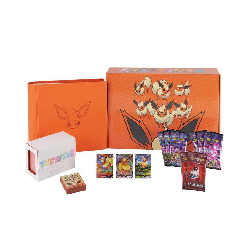 Eevee  VMAX Advanced Gift Box Blitza, Aquana, Flamara -  Simplified Chinese