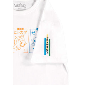 Pokemon Starter T-Shirt, Schiggy,Glumanda,Bisasam - Difuzed