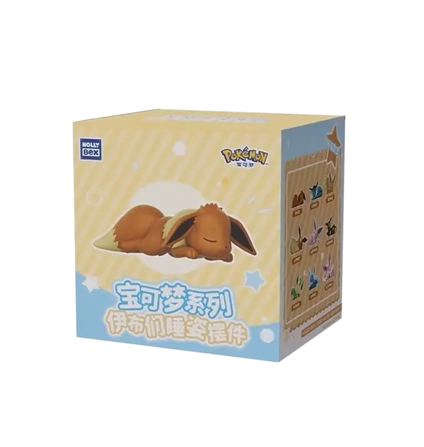 Pokémon Holly Box Eeveelutions Sleeping Blind Box Eevee  Sammelfigur