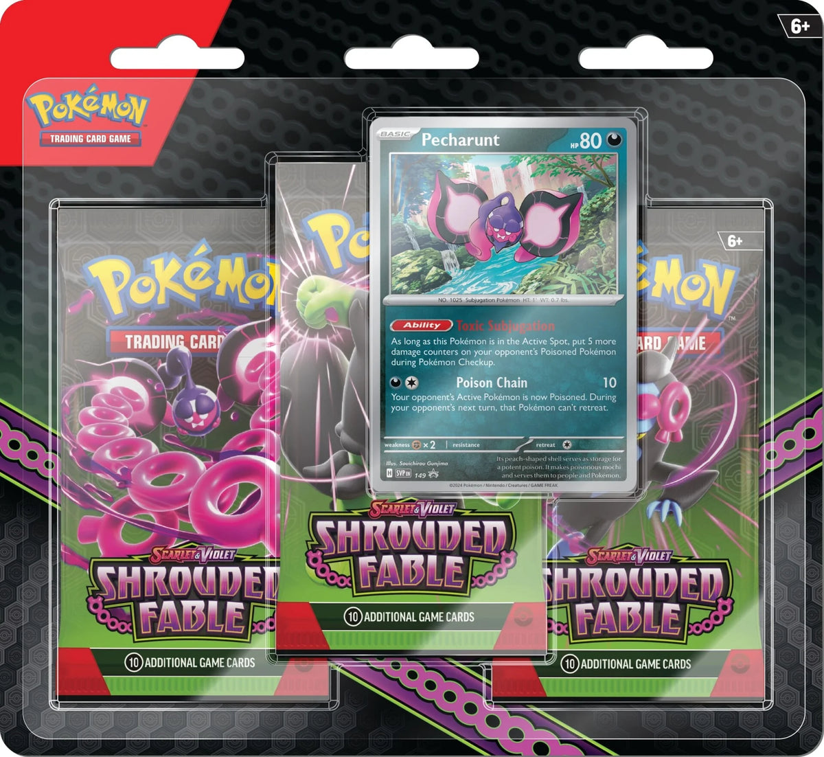 Scarlet & Violet - Shrouded Fable Three-Booster Pack and Promo Card Blister - Englisch - Vorbestellung 02.08.*