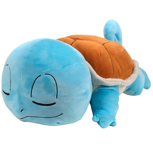 Pokemon Plüschfigur - Schlafender Schiggy (45cm) Kuscheltier Stofftier Plüschtier - Jazwares