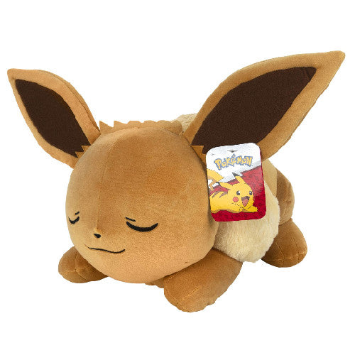 Pokemon Plüschfigur - Schlafendes Evoli (45cm) Kuscheltier Stofftier Plüschtier - Jazwares