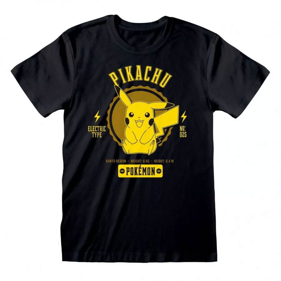 Pokemon T-Shirt Collegiate Pikachu