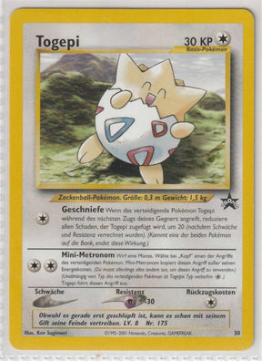 Togepi Wizards Black Star Promo No. 30 - Deutsch - Near Mint