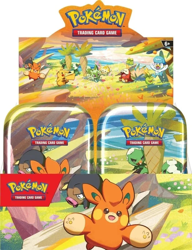Paldea Pals Mini Tin Display  - Englisch - Vorbestellung - 5.5.*