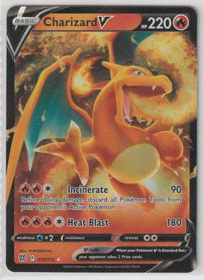 Charizard V 017/172 Brilliant Stars - Englisch - Near Mint