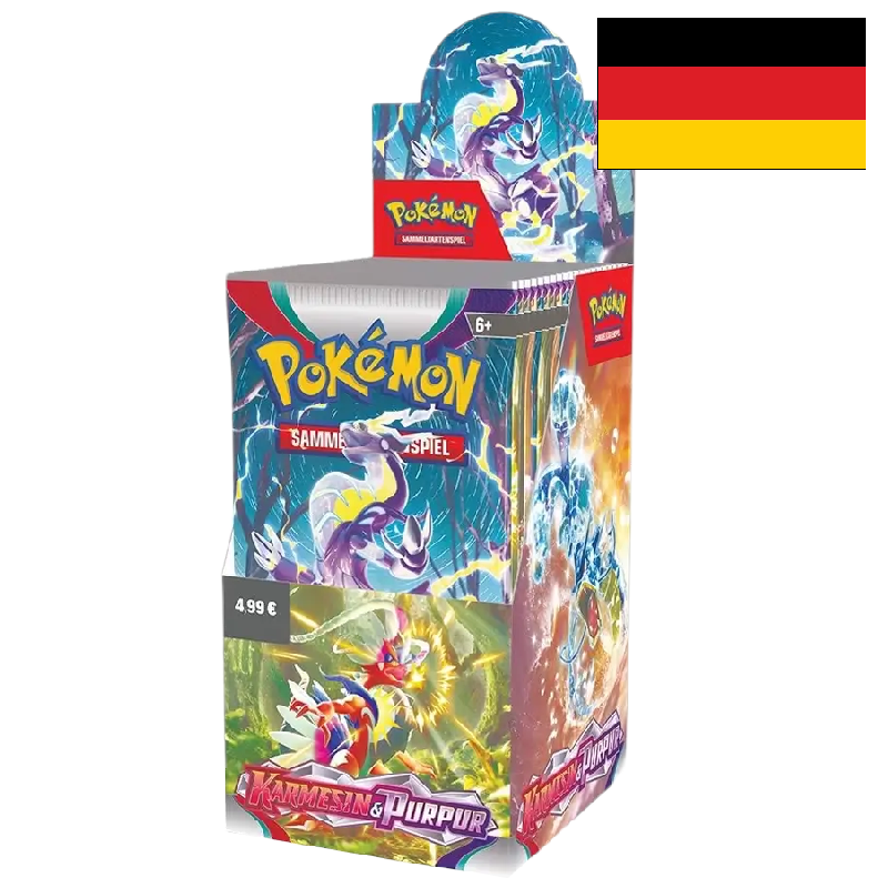 Karmesin &amp; Purpur 18er Display - Deutsch