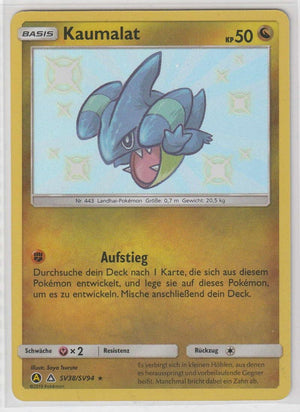 Kaumalat Gible SV38/SV94 Hidden Fates Shiny - Deutsch - Near Mint