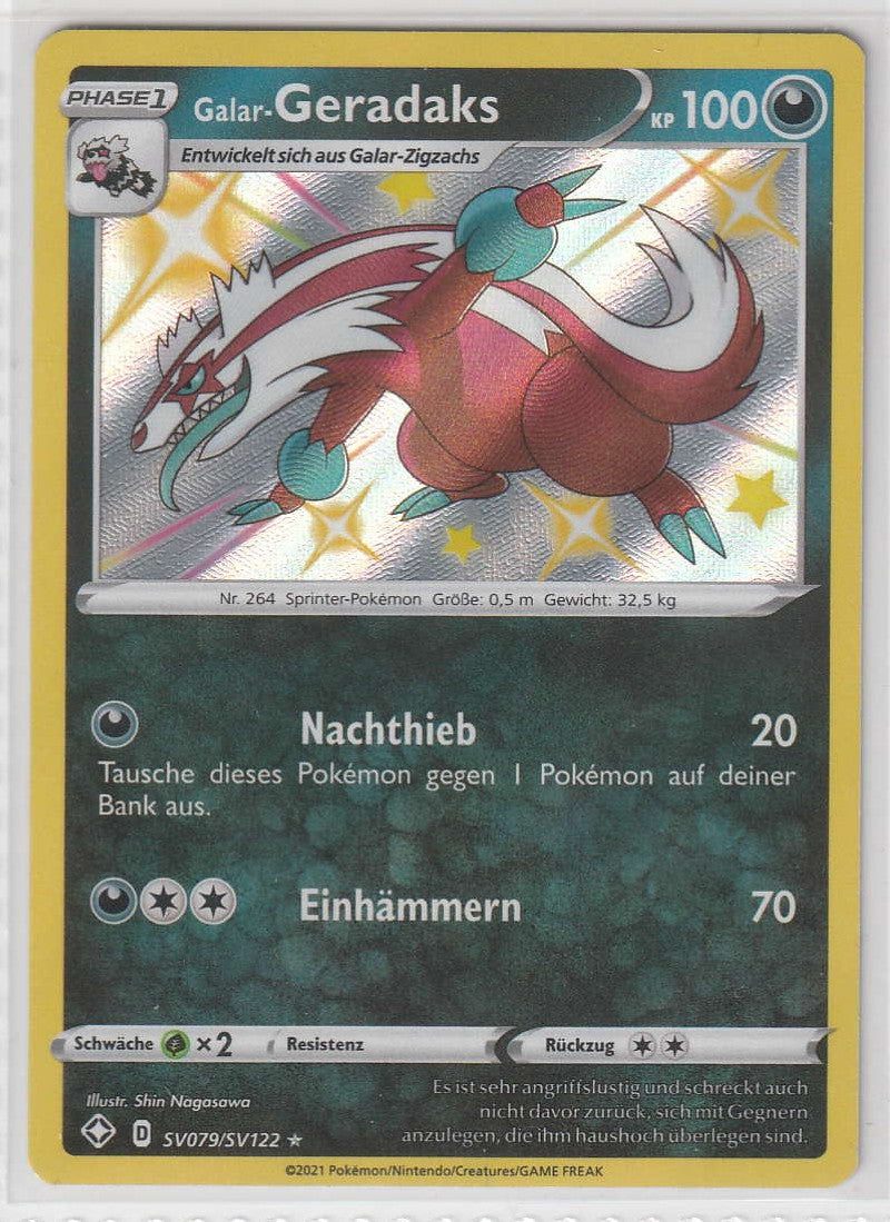 Galar Geradaks SV079/SV122  Glänzendes Schicksal Shiny - Deutsch - Near Mint