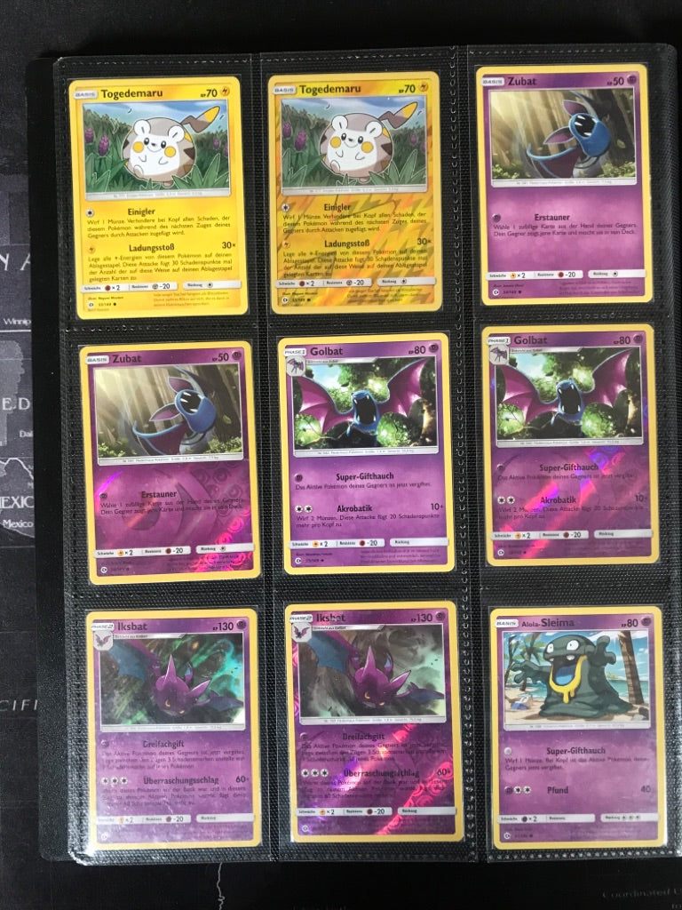 Sonne Mond Basis Master Set Pokemon Sammlung 163/149 Komplett Deutsch