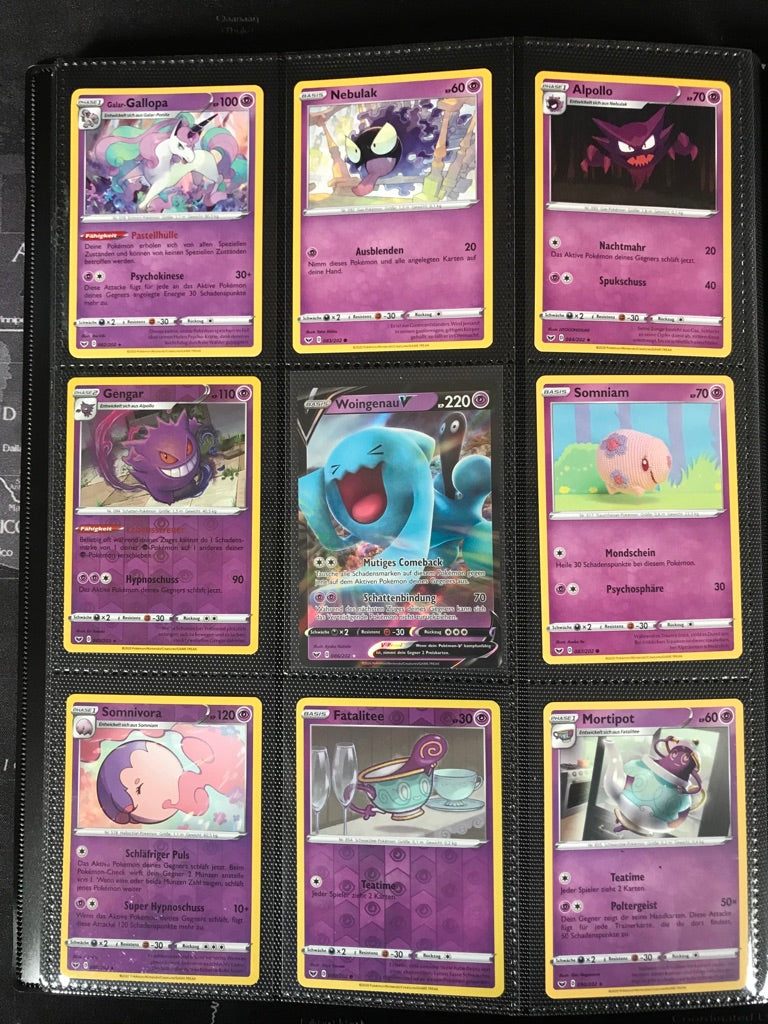 Schwert &amp; Schild Master Set Pokemon Sammlung 216/202 Komplett Deutsch - Near MINT