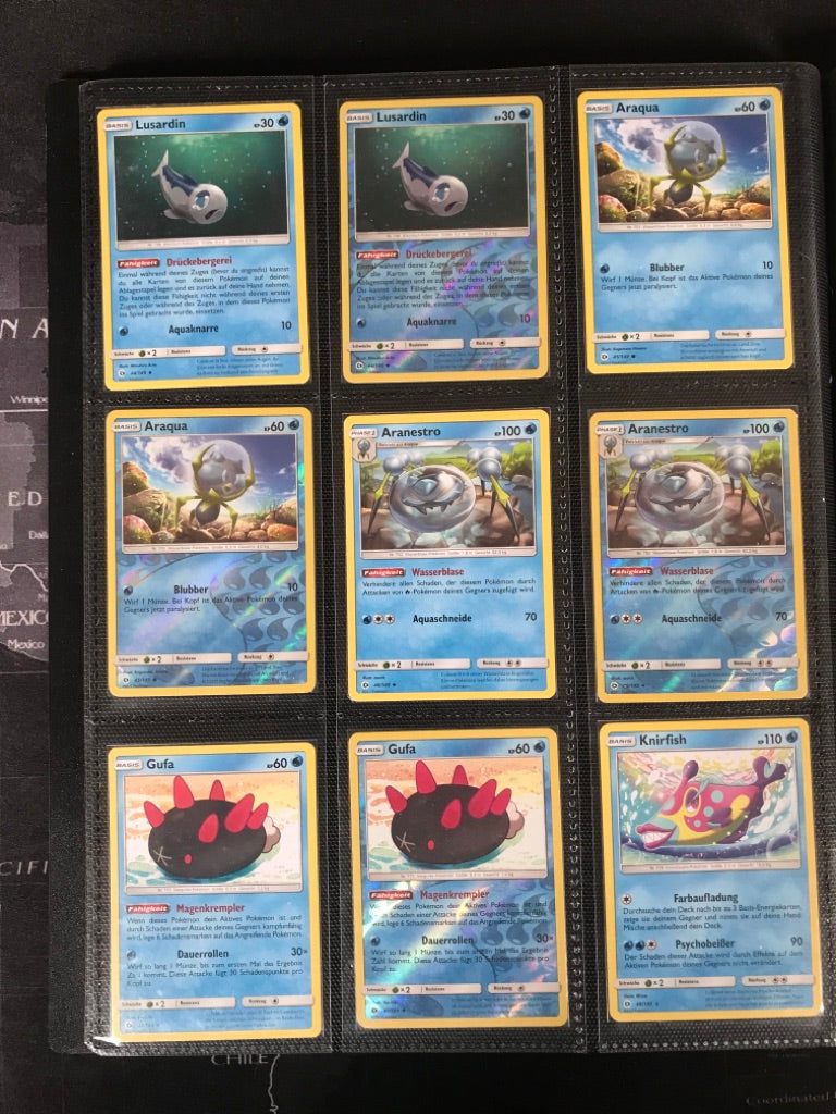 Sonne Mond Basis Master Set Pokemon Sammlung 163/149 Komplett Deutsch