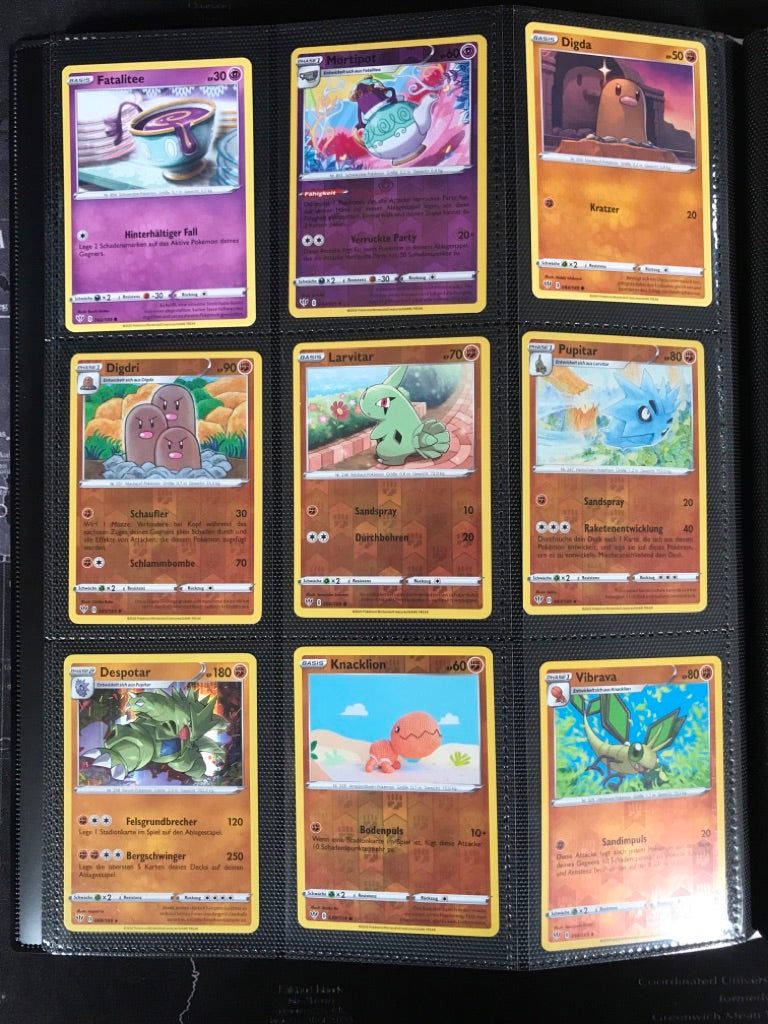 Flammende Finsternis Master Set Pokemon Sammlung 201/189 Komplett Deutsch