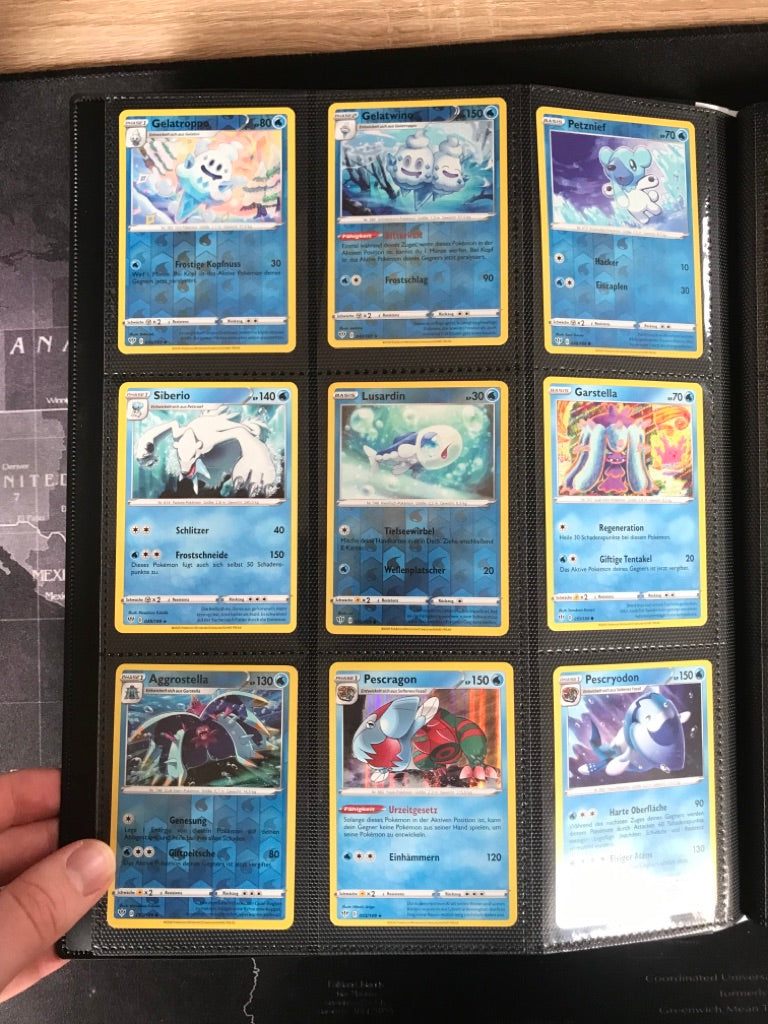 Flammende Finsternis Master Set Pokemon Sammlung 201/189 Komplett Deutsch