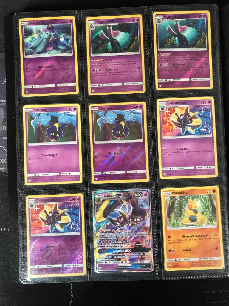 Sonne Mond Basis Master Set Pokemon Sammlung 163/149 Komplett Deutsch