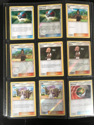 Sonne Mond Basis Master Set Pokemon Sammlung 163/149 Komplett Deutsch