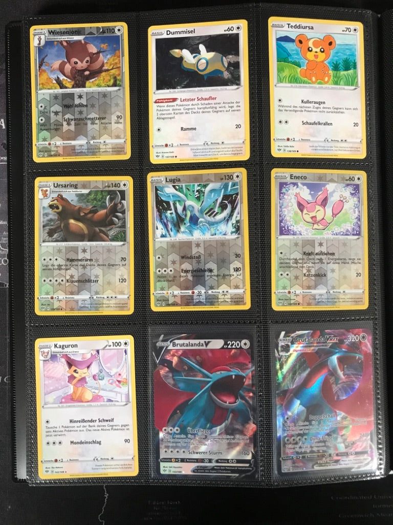 Flammende Finsternis Master Set Pokemon Sammlung 201/189 Komplett Deutsch
